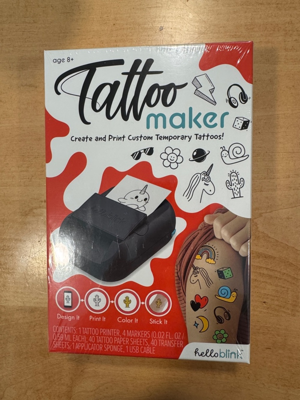NWT Tattoo Maker Temporary Tattoo Printer